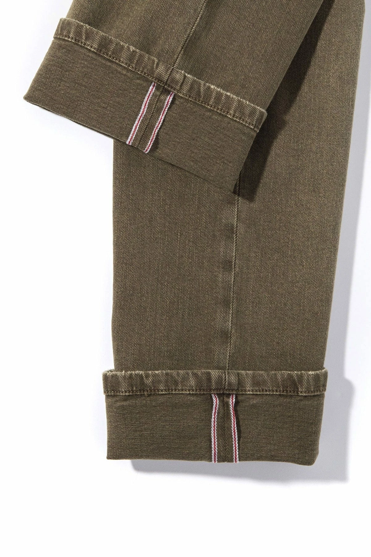 Tucson Selvedge Denim In Army 3 Tucson Selvedge Denim In Army - Image 3