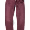 Tucson Selvedge Denim In Bordeaux