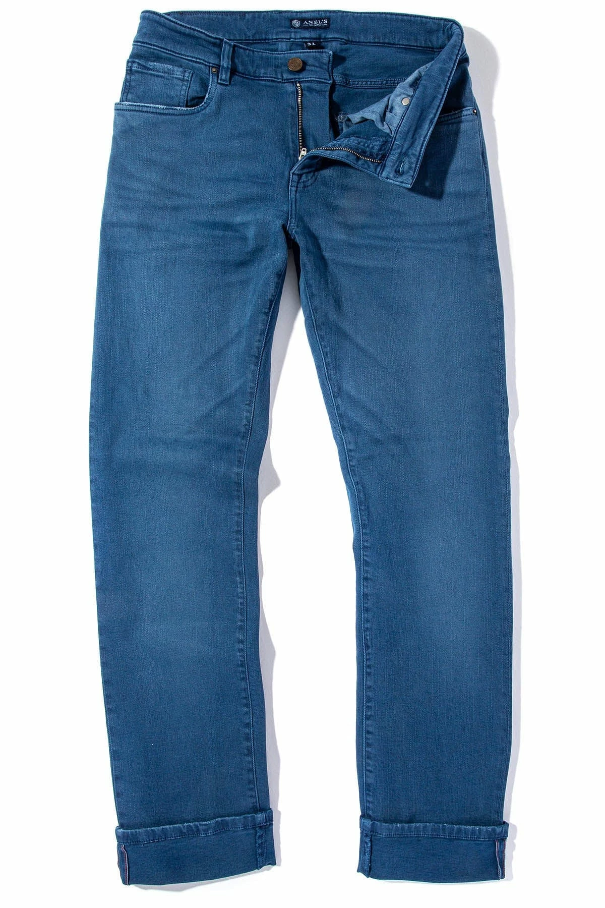 Tucson Selvedge Denim In Olympic Blue 1 Tucson Selvedge Denim In Olympic Blue