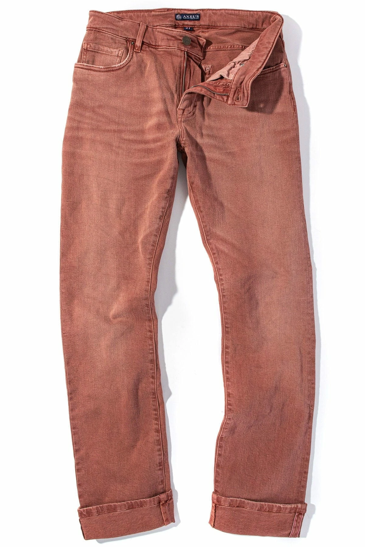 Tucson Selvedge Denim In Terracotta 1 Tucson Selvedge Denim In Terracotta