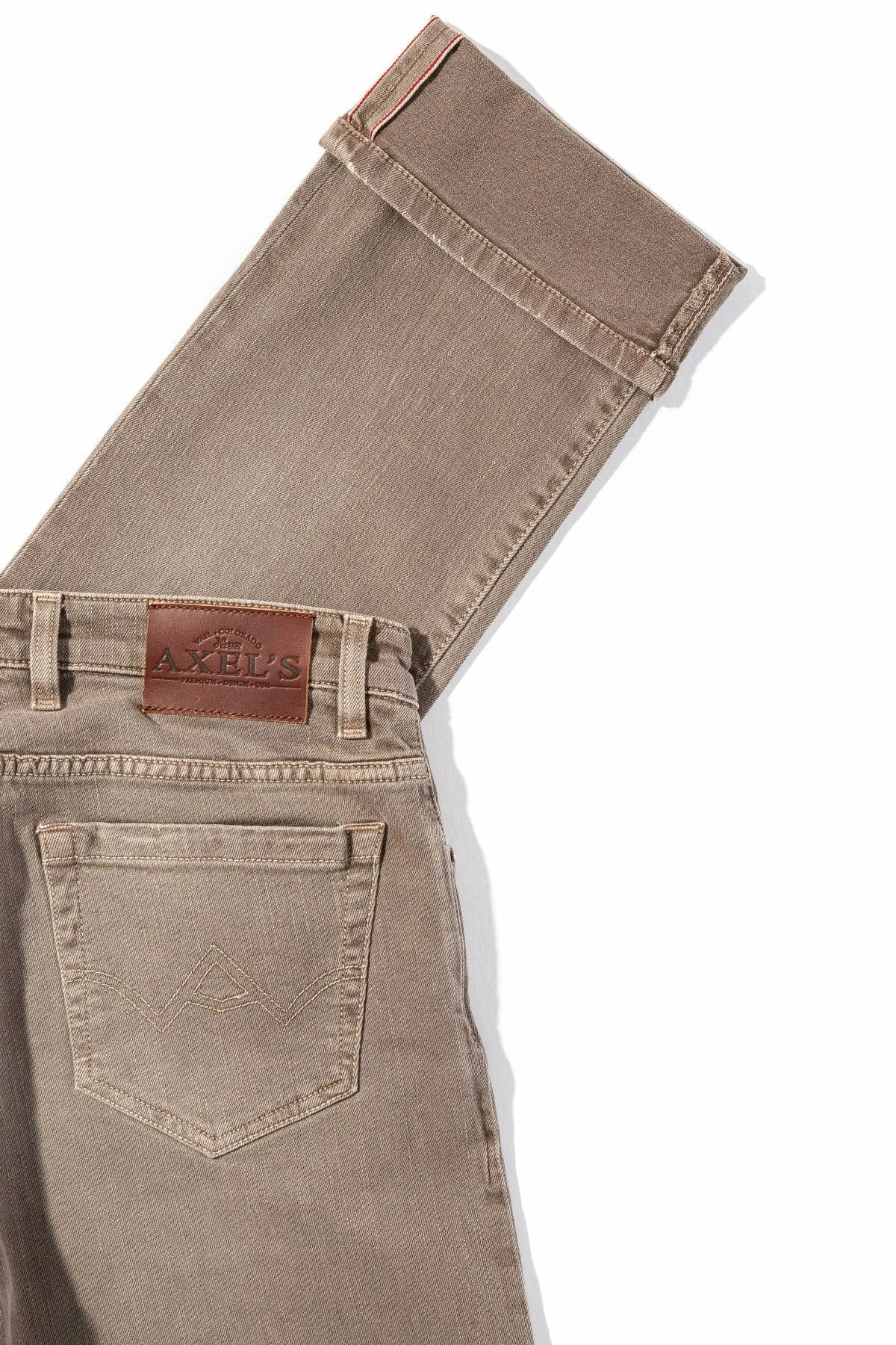 Tucson Selvedge Denim In Tortora 3 Tucson Selvedge Denim In Tortora - Image 3