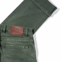 Tucson Selvedge Denim In Verde Loden -Dune Shop axels premium denim tucson selvedge denim in verde loden mens pants 5 pocket axels vail 38626255732970 1