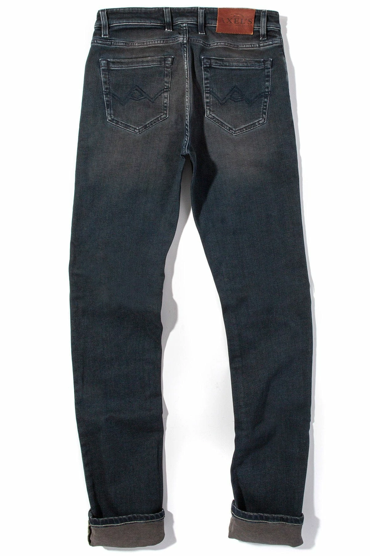 Waylon Over-Dyed Stretch Denim In Anthracite 2 Waylon Over-Dyed Stretch Denim In Anthracite - Image 2