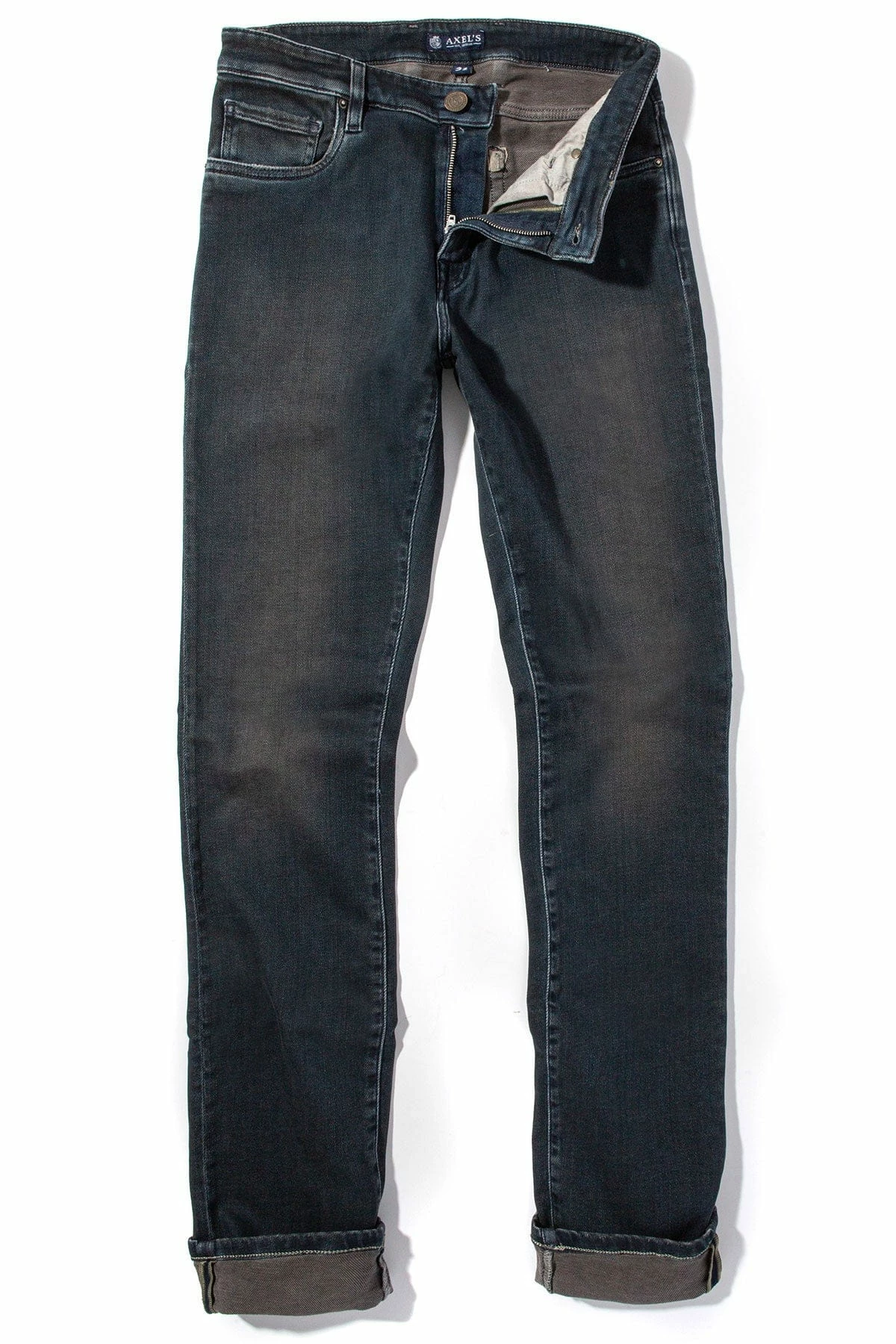 Waylon Over-Dyed Stretch Denim In Anthracite 1 Waylon Over-Dyed Stretch Denim In Anthracite