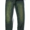 Waylon Over-Dyed Stretch Denim In Avocado