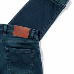 Waylon Over-Dyed Stretch Denim In Petrolio -Dune Shop axels premium denim waylon over dyed stretch denim in petrolio mens pants 5 pocket axels vail 38339755966698 1