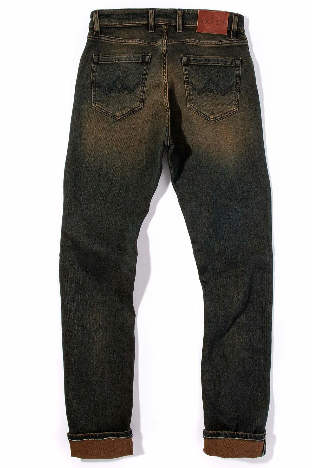 Waylon Over-Dyed Stretch Denim In Ruggine 2 Waylon Over-Dyed Stretch Denim In Ruggine - Image 2