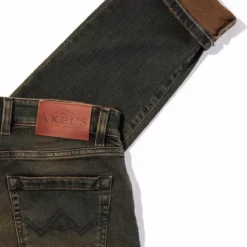 Waylon Over-Dyed Stretch Denim In Ruggine 7 Waylon Over-Dyed Stretch Denim In Ruggine -Dune Shop axels premium denim waylon over dyed stretch denim in ruggine mens pants 5 pocket axels vail 38339754361066
