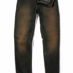 Waylon Over-Dyed Stretch Denim In Ruggine