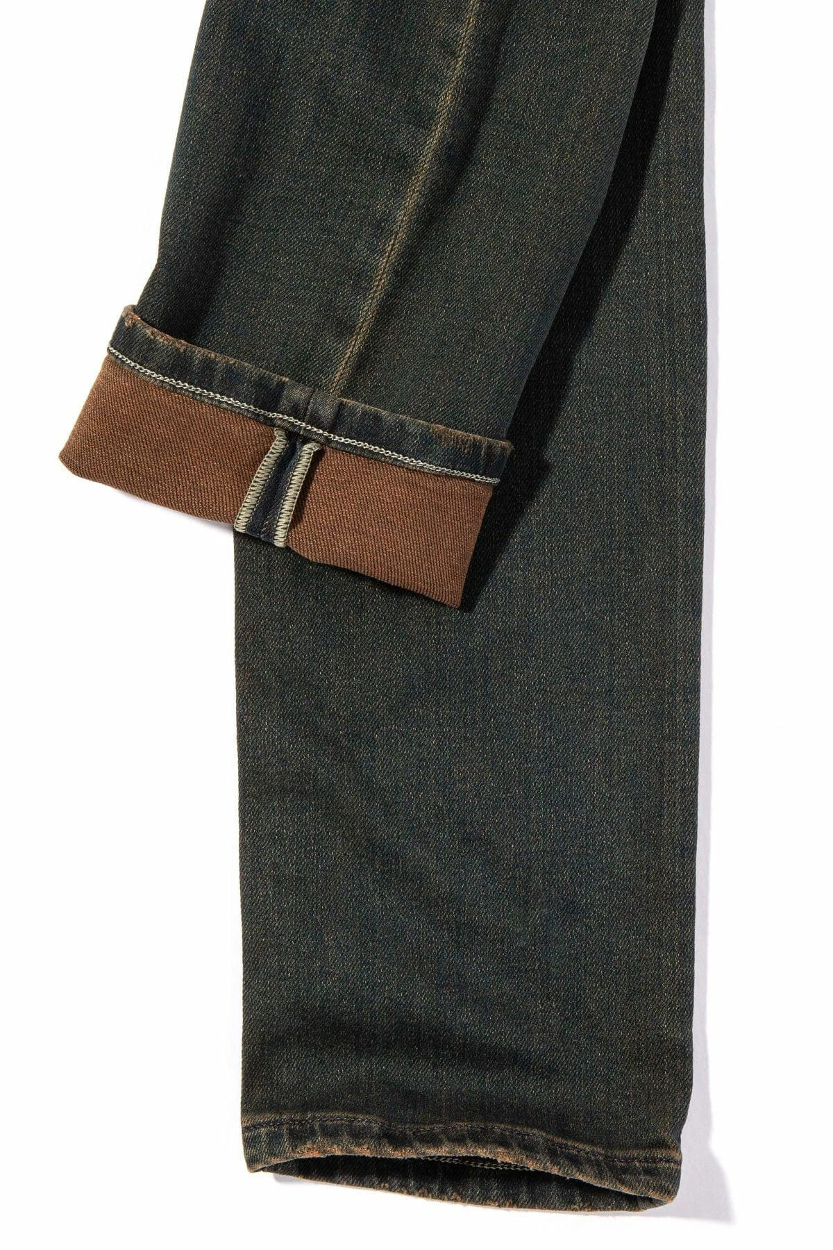 Waylon Over-Dyed Stretch Denim In Ruggine 3 Waylon Over-Dyed Stretch Denim In Ruggine - Image 3