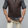 Alba Vest In Dark Brown