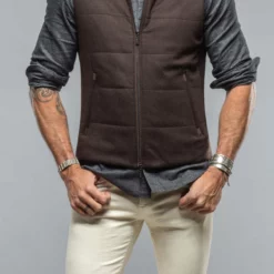 Alba Vest In Dark Brown