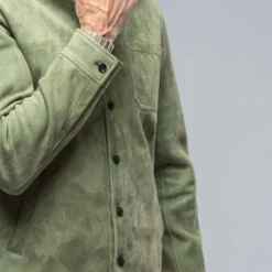 Hayden Suede Jacket -Dune Shop baldassari hayden leather jacket in green tea mens outerwear leather axels vail 38564639965418