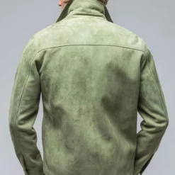 Hayden Suede Jacket -Dune Shop baldassari hayden leather jacket in green tea mens outerwear leather axels vail 38564640030954