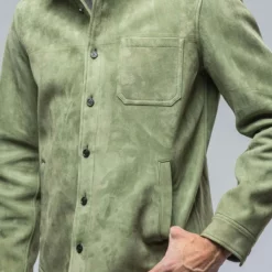 Hayden Suede Jacket -Dune Shop baldassari hayden leather jacket in green tea mens outerwear leather axels vail 38564640096490