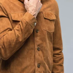 River Suede Overshirt 13 River Suede Overshirt -Dune Shop baldassari river suede jacket in cigar mens outerwear leather axels vail 38564646322410
