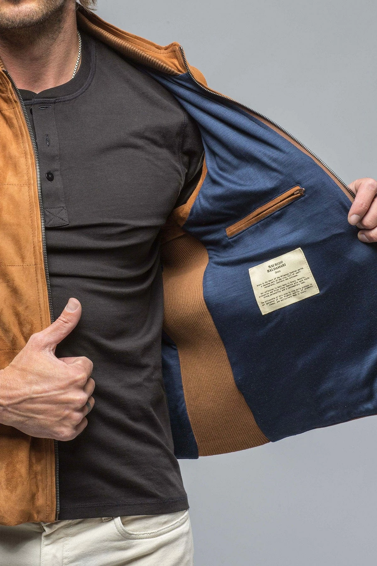 Rye Suede Vest In Cigar 6 Rye Suede Vest In Cigar - Image 6