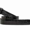 Black Alligator Classic Strap