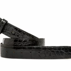 Black Alligator Classic Strap