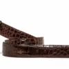 Chocolate Alligator Classic Strap