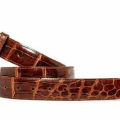 Cognac Alligator Classic Strap