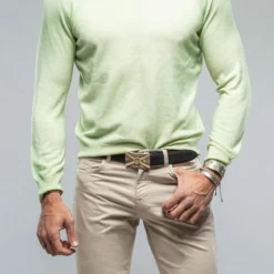 Colombo Tanzia Kid Cashmere In Lime Green