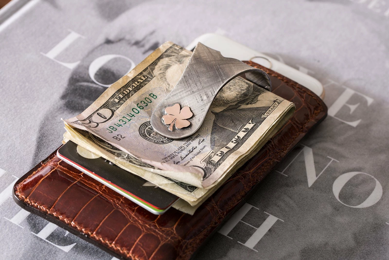 4 Leaf Clover Money Clip 1 4 Leaf Clover Money Clip