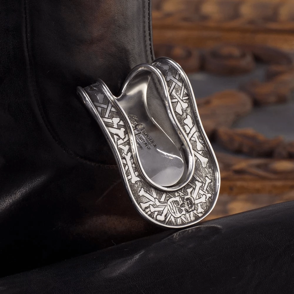 Comstock Heritage Crossbones Money Clip 2 Comstock Heritage Crossbones Money Clip - Image 2