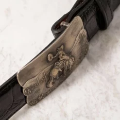 Comstock Heritage Sterling Sepia Bronco -Dune Shop comstock heritage comstock heritage sterling sepia bronco belts and buckles trophy axels vail 28254411292861