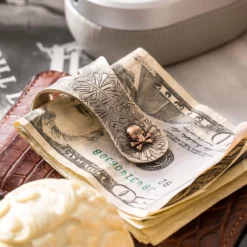 Gold Skull Money Clip