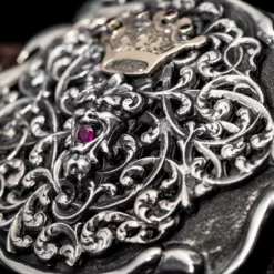 Jester Shield Buckle -Dune Shop comstock heritage jester shield buckle belts and buckles trophy axels vail 28261054709949