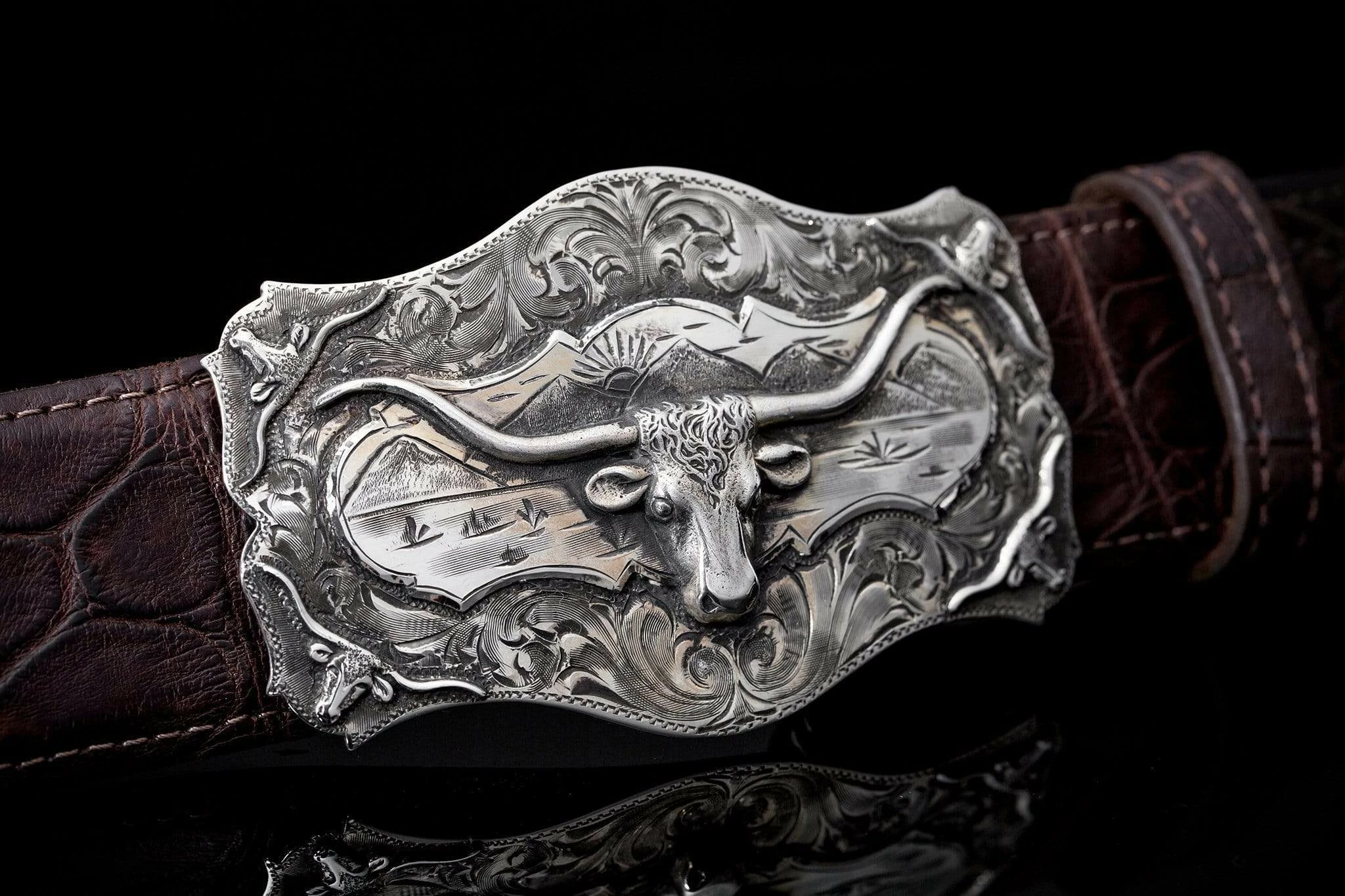Posse Longhorn Trophy Buckle 1 Posse Longhorn Trophy Buckle