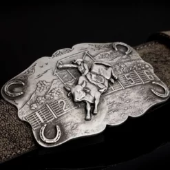 Sterling Silver Morgan Bull Rider