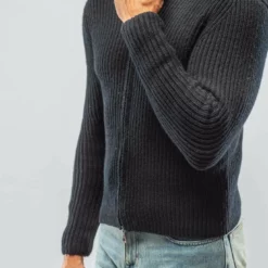 Chunky Ribbed 6 Ply Jacket -Dune Shop corgi chunky ribbed 6 ply jacket mens sweaters axels vail 29822060462269