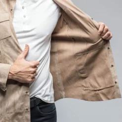 Bello Suede Shirt In Roccia 10 Bello Suede Shirt In Roccia -Dune Shop di bello bello suede shirt in roccia mens outerwear overshirts axels vail 38819055567082