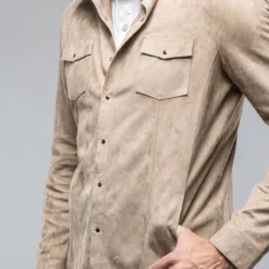 Bello Suede Shirt In Roccia 13 Bello Suede Shirt In Roccia -Dune Shop di bello bello suede shirt in roccia mens outerwear overshirts axels vail 38819055665386