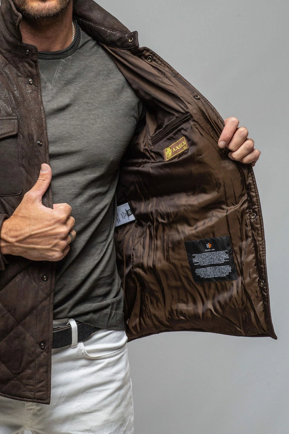 Academia Jacket In Cafe Noir 2 Academia Jacket In Cafe Noir - Image 2