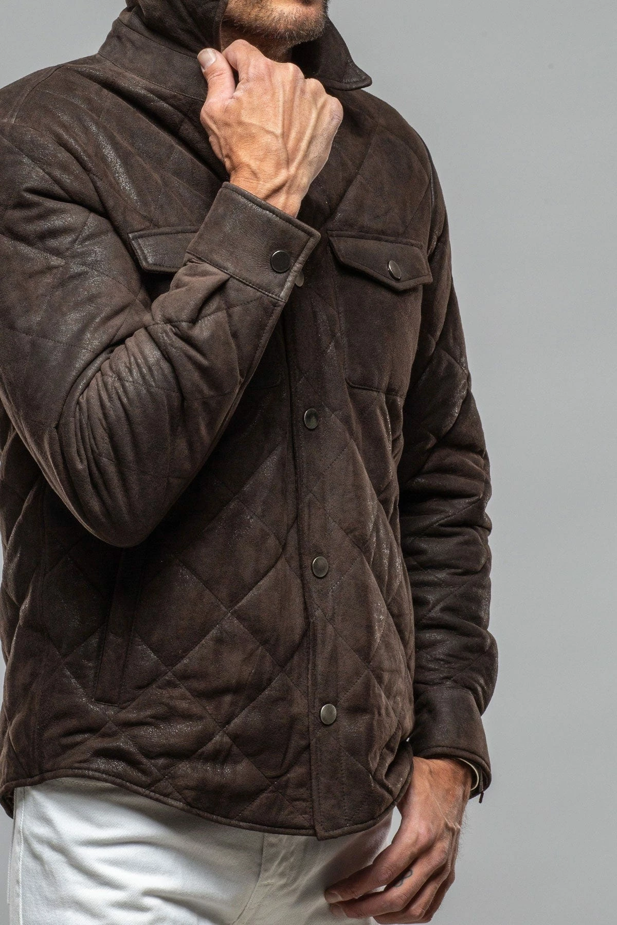 Academia Jacket In Cafe Noir 4 Academia Jacket In Cafe Noir - Image 4