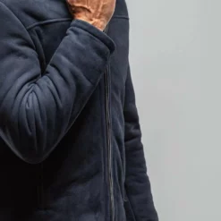 Bello Shearling In Navy -Dune Shop dibello bello shearling in navy mens outerwear shearling axels vail 30148866769085