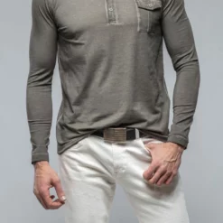 Dune Cafe Paco LS Polo Shirt In Antracite