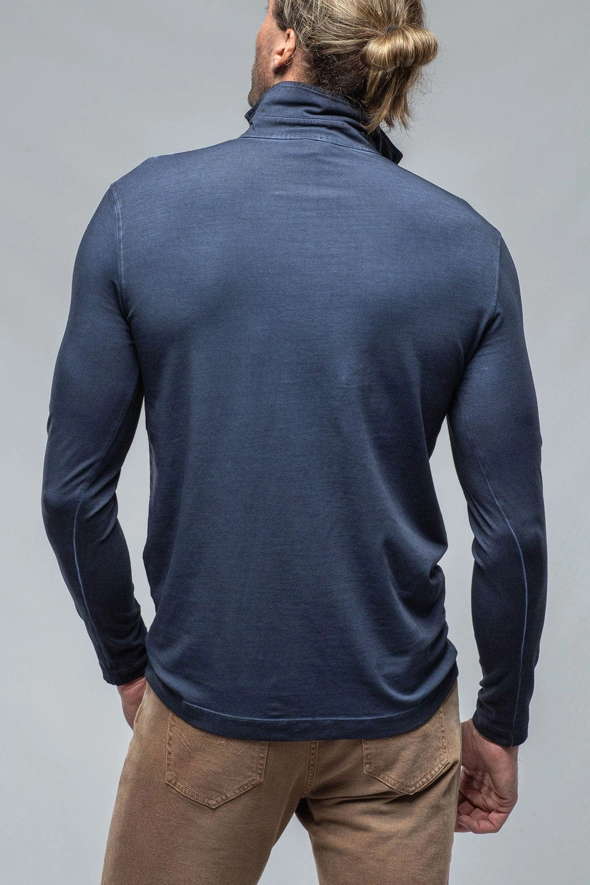 Dune Cafe Paco LS Polo Shirt In Indaco 3 Dune Cafe Paco LS Polo Shirt In Indaco - Image 3