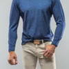 Dune Crosby Merino Sweater In Blue