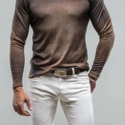 Dune Georgio Cashmere Sweater In Rust Blue