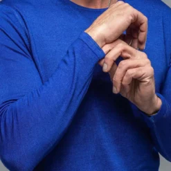 Dune Pacific Merino Crew In Cobalt -Dune Shop dune pacific merino crew in cobalt mens sweaters axels vail 36240216162538