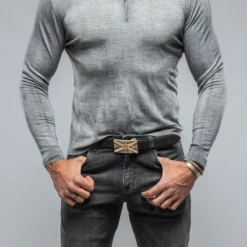 Dune Queniin Cashmere Quarter Zip In Perla