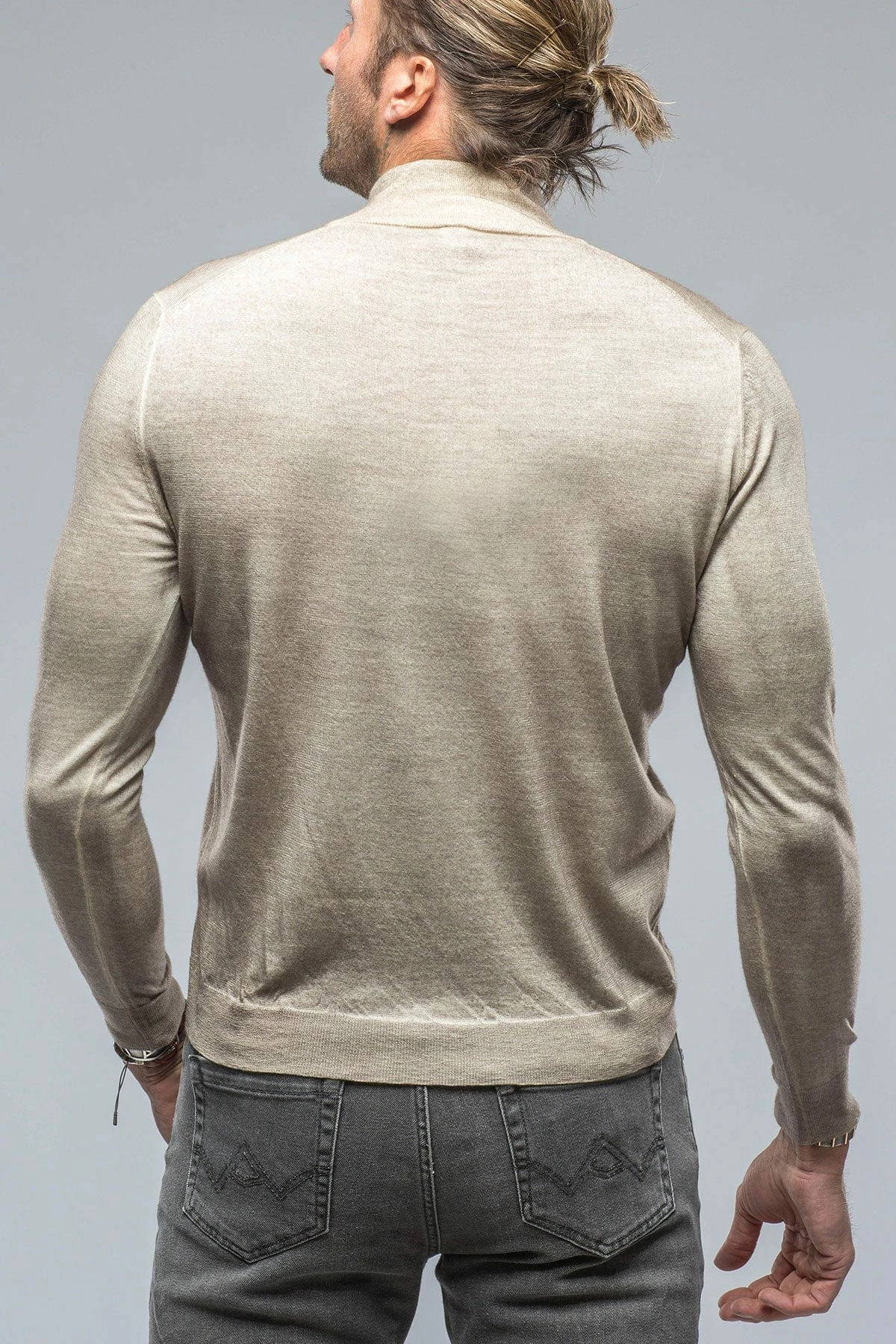 Dune Queniin Cashmere Quarter Zip In Talpa 4 Dune Queniin Cashmere Quarter Zip In Talpa - Image 4