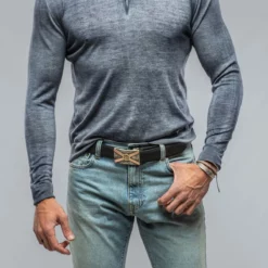 Dune Queniin Cashmere Quarter Zip In Navy