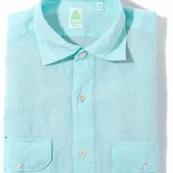 Otztal 2 Pocket Shirt In Aqua