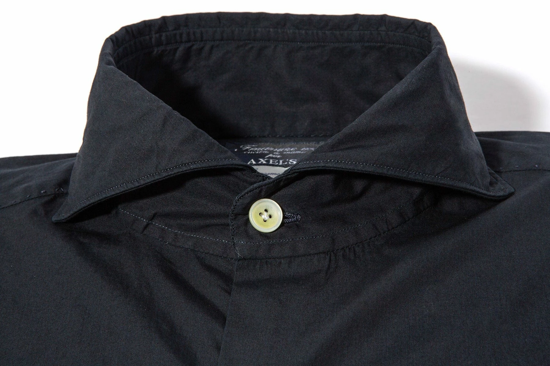 Tauplitz Enzymed Washed Cotton Shirt In Navy 2 Tauplitz Enzymed Washed Cotton Shirt In Navy - Image 2