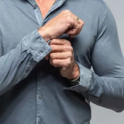 Cambria Button Up Polo In Capri -Dune Shop georg roth cambria button up polo in capri mens shirts polos axels vail 38114804465898